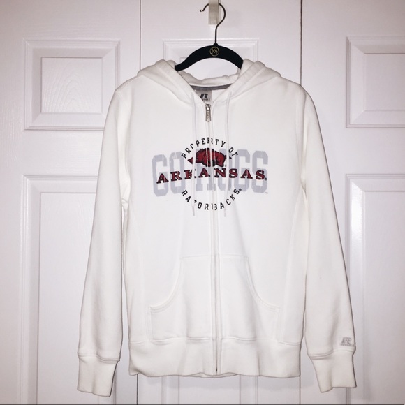 Arkansas Razorbacks Full-Zip Hoodie - Picture 1 of 5